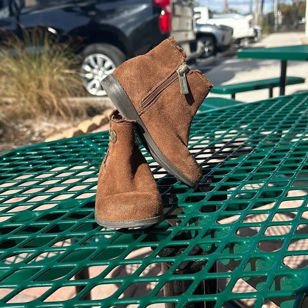 Michael Michael Kors Emma Bonnie Chelsea Brown Boot Size 8